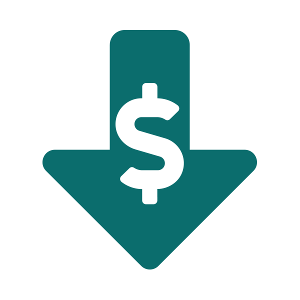 Membership Icon - Fewer Fees